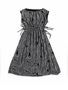 NWOT Banana Republic Black & White Paisley Maxi Dress